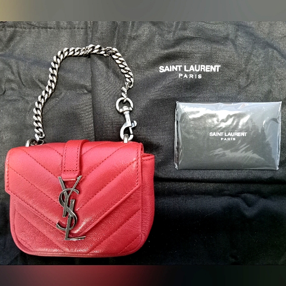 YSL MICRO MINI LOULOU FLAPBAG